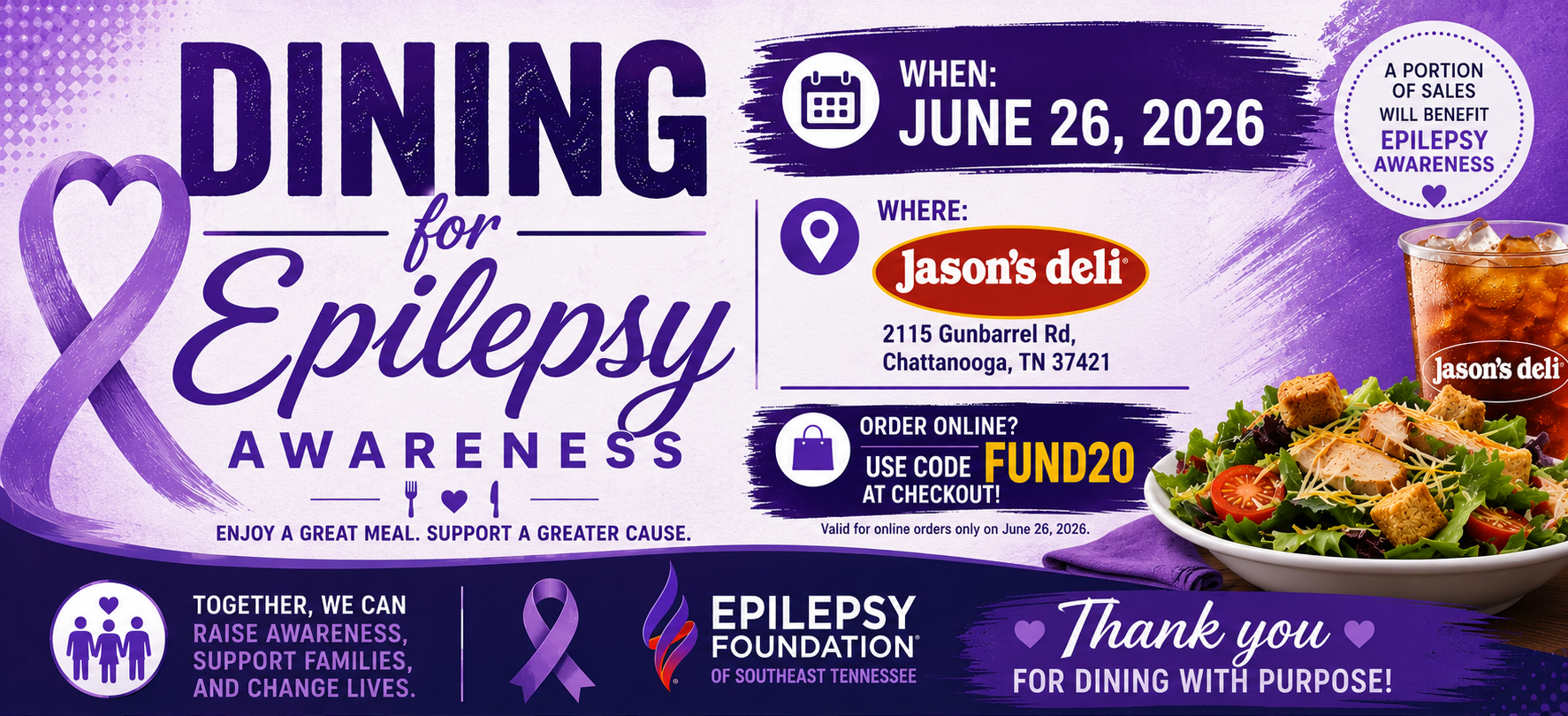 Dining for Epilepsy Awareness